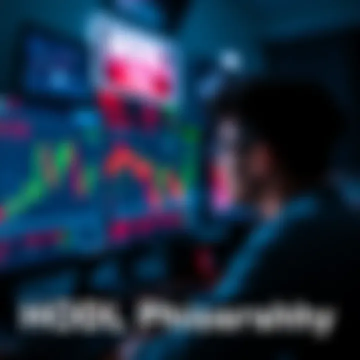 A person calmly looking at a computer screen showing cryptocurrency prices, reflecting a stress-free investment approach.