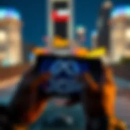 A person holding a smartphone displaying a cryptocurrency trading app with XRP logo on the screen