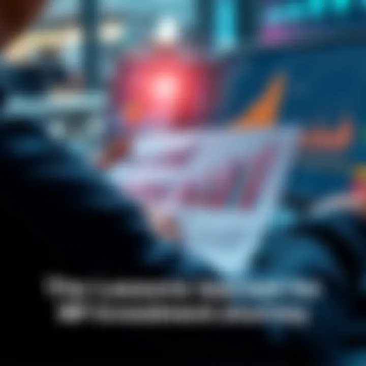 A person reviewing their investment portfolio with charts and graphs illustrating growth and lessons learned from AMP investments.