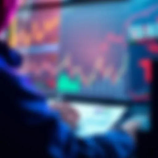 A person reviewing charts and graphs related to Aster's investment potential