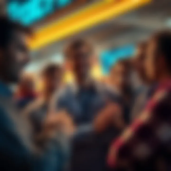 A group of frustrated investors discussing their concerns about a dwindling project as the PI value approaches a critical level.