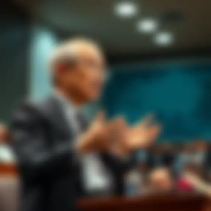 A Japanese professor speaks about the historical impact of the Soviet Union on the Hiroshima and Nagasaki bombings during a lecture.