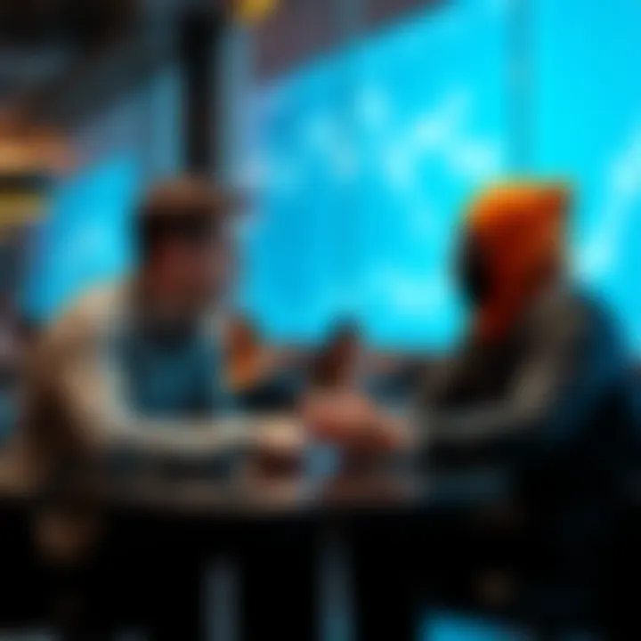 Jared Tate and Economic Ninja discussing strategies to grow the DigiByte ecosystem at a meeting.