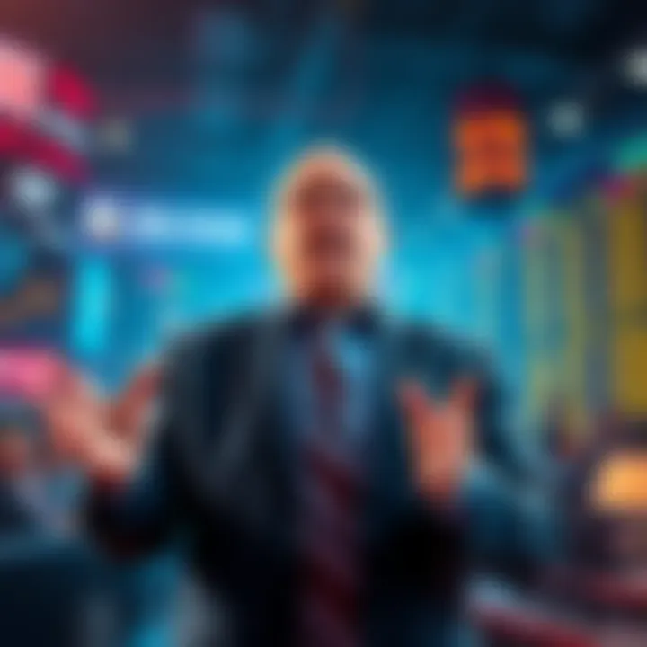 Jim Cramer Stock Market Warning Financial expert Jim Cramer expressing concern over potential market crash