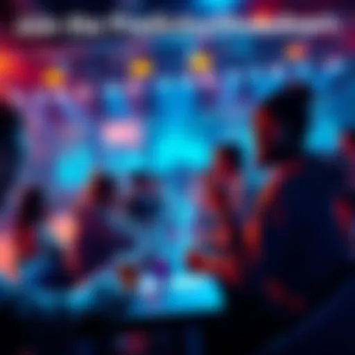 Participants competing for $10,000 rewards in the Prediction Showdown