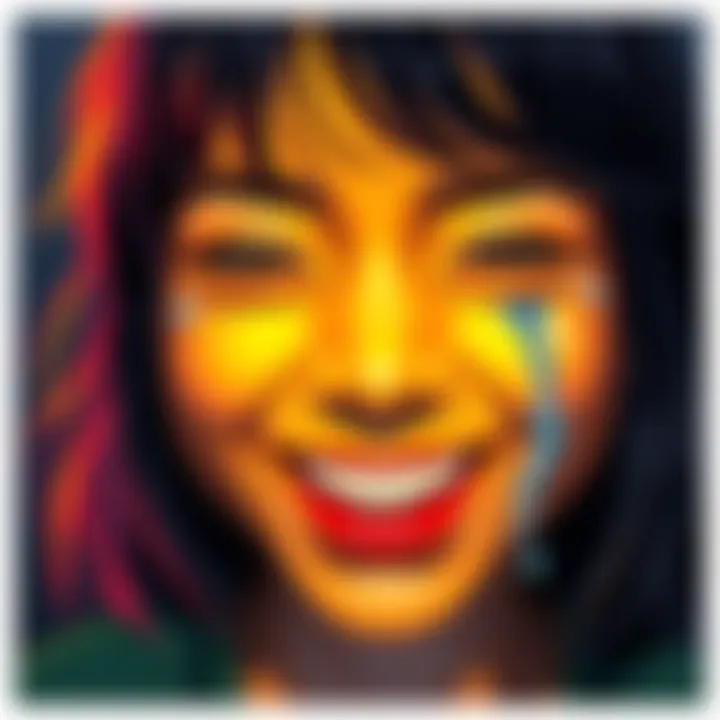 A person smiling with tears in their eyes, representing the mixture of laughter and sorrow in life.