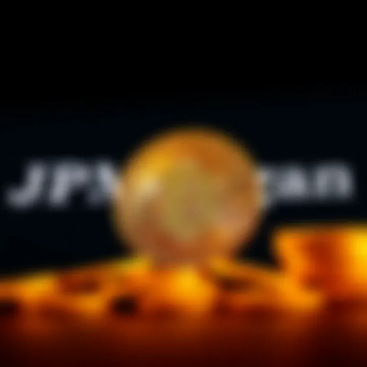 JPMorgan logo displayed alongside a Bitcoin symbol, representing the bank's new service for clients to buy Bitcoin.