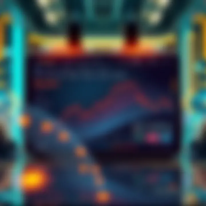 A visual representation of Kalyxen's interface showing various financial functions like earning yields, borrowing liquidity, and making payments.