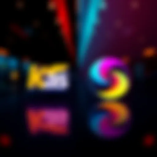 Two logos representing Kas and Sol side by side, highlighting their differences for app development