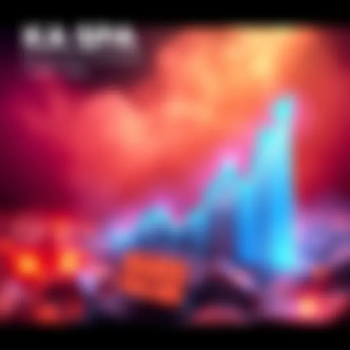 KASPA logo with a graph showing a 12% increase in value, symbolizing excitement in cryptocurrency trading.