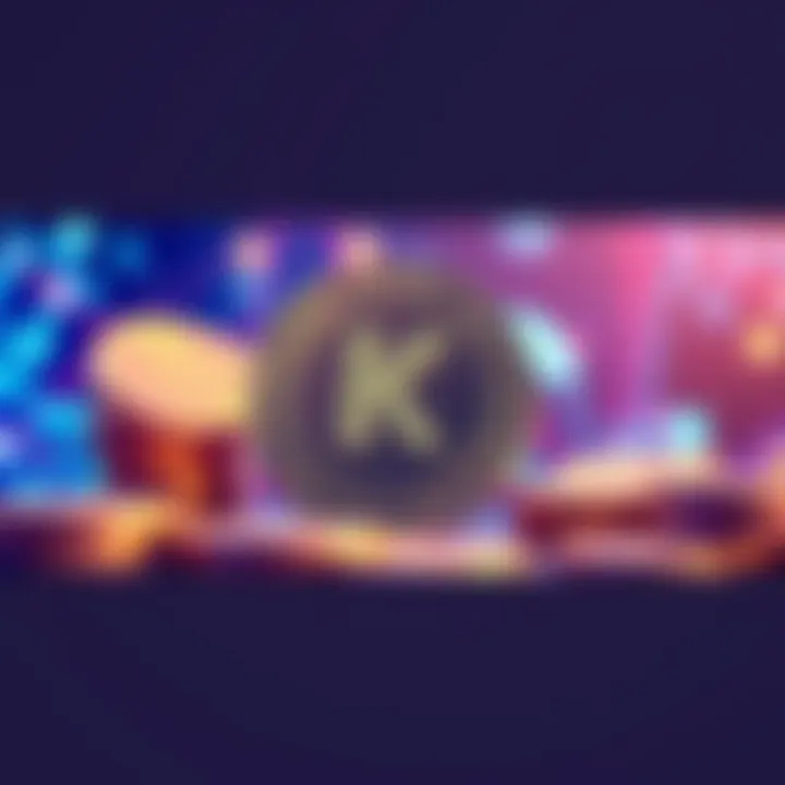 Kaspa Cryptocurrency Concept A visual representation of Kaspa cryptocurrency with digital coins and a futuristic background symbolizing innovation in the crypto market