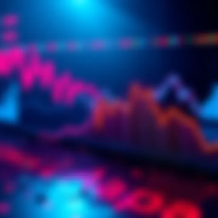 A downward trending chart illustrating the sharp decline of Kaspa cryptocurrency value, showing significant losses over time.