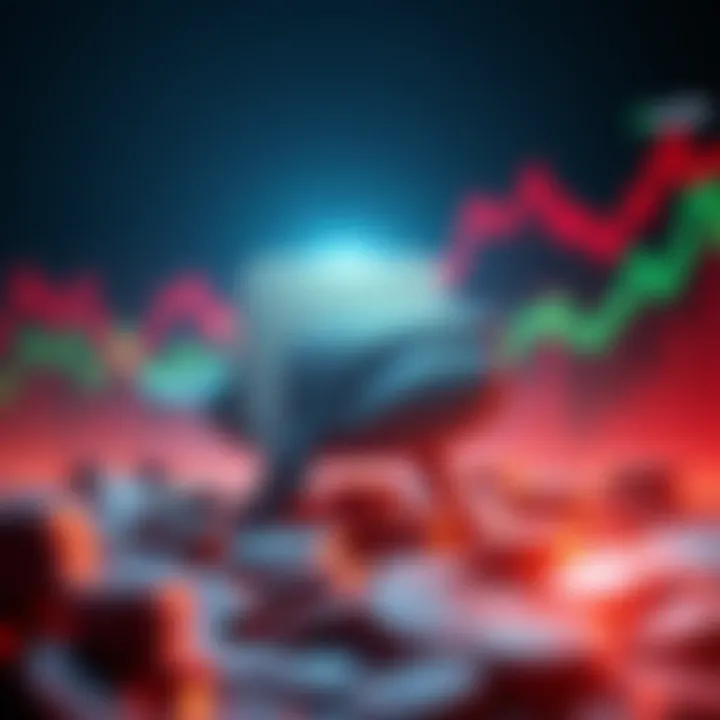 KASPA Whale Accumulation A graphic showing a large wallet icon representing whale accumulation in KASPA, with fluctuating market graphs in the background.