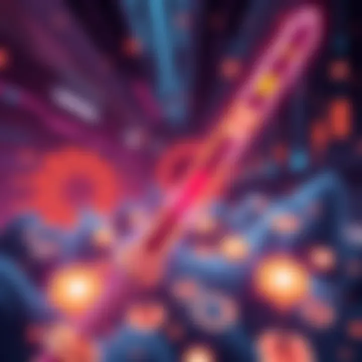An illustration showcasing Katana, a DeFi blockchain with digital assets connected. The design highlights growth and unification within the ecosystem.