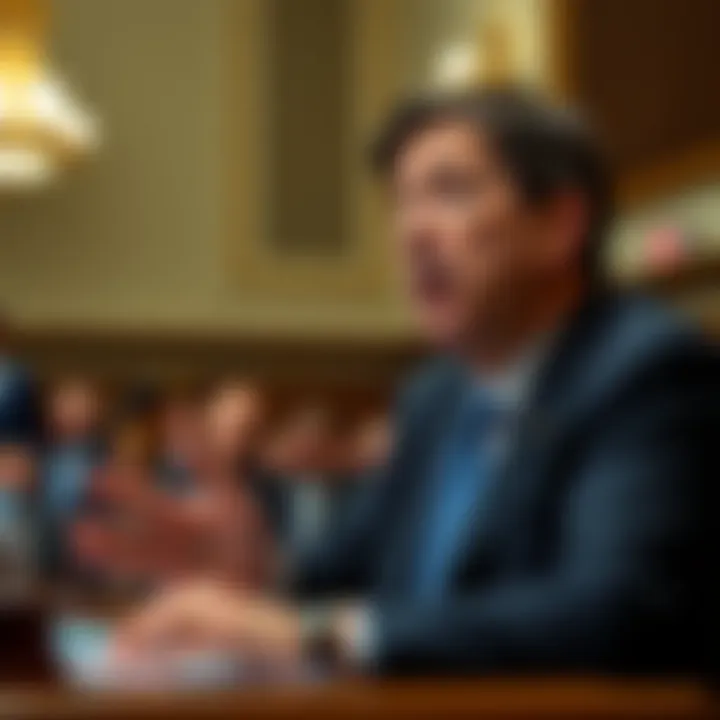 Kevin Warsh speaking at a Federal Reserve meeting, highlighting his pro-Bitcoin stance and connection to economic policies.