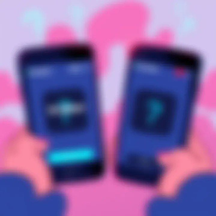 An illustration showing two mobile screens displaying the Kraken and Kraken Pro apps with question marks, symbolizing confusion about the referral program.