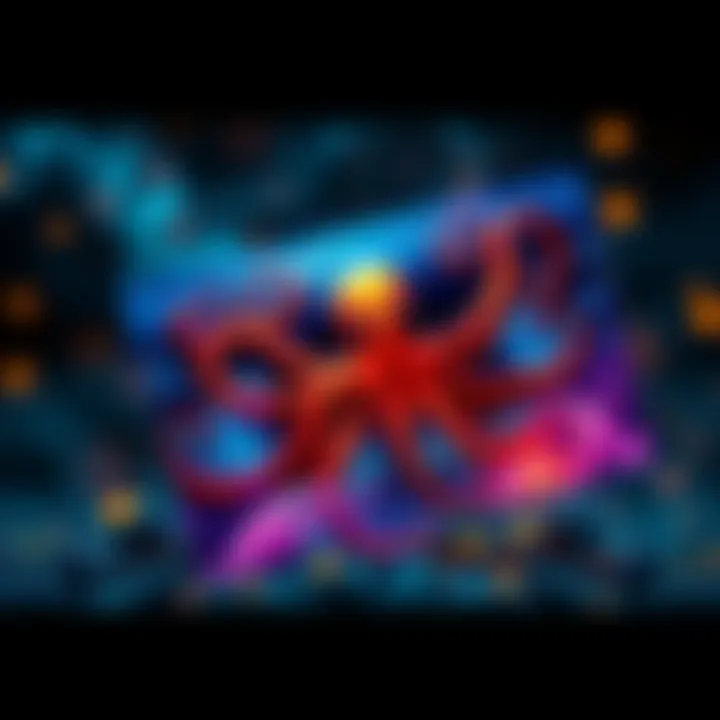 The new Kraken Card with a striking design featuring an octopus motif and vibrant colors.