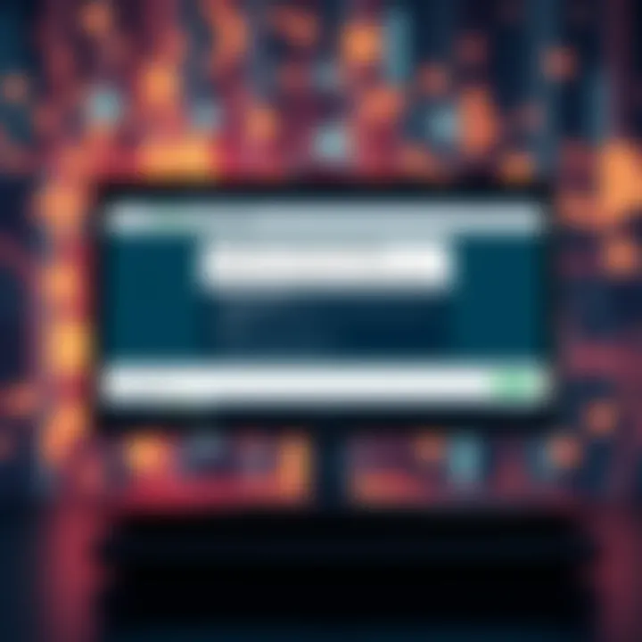 A computer screen showing a notification about forgotten crypto assets from Kraken, with digital currency symbols in the background.