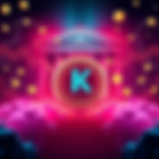 A visual showing the Kraken logo with a backdrop of a bank and digital currency symbols, highlighting the connection between crypto and traditional banking.