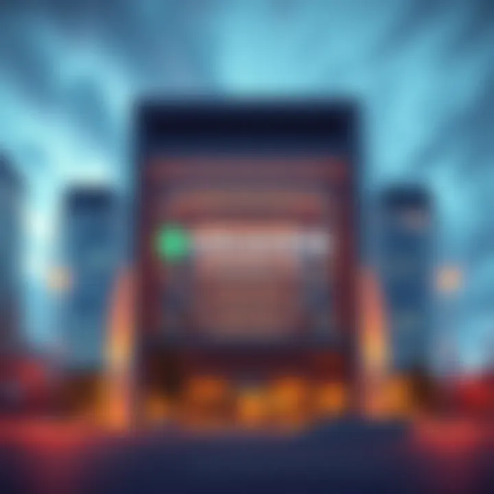 Exterior view of Kraken Financial headquarters showcasing modern architecture with a digital asset theme