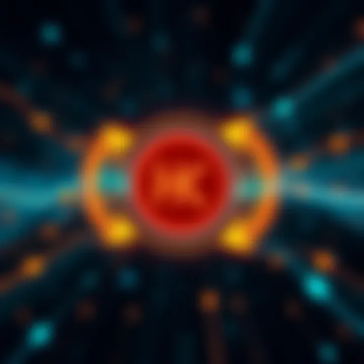 Graphic showing KRAKEN's logo with arrows indicating deposits and withdrawals of ħUSDC on the Hedera network