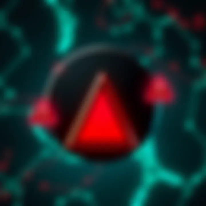 Kraken logo with Monero symbol overlay and warning signs, indicating paused funding due to network control issue