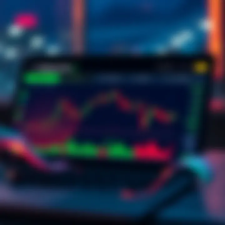 Kraken Pro Trading App Interface A snapshot of the Kraken Pro interface highlighting missing small charts for trading pairs