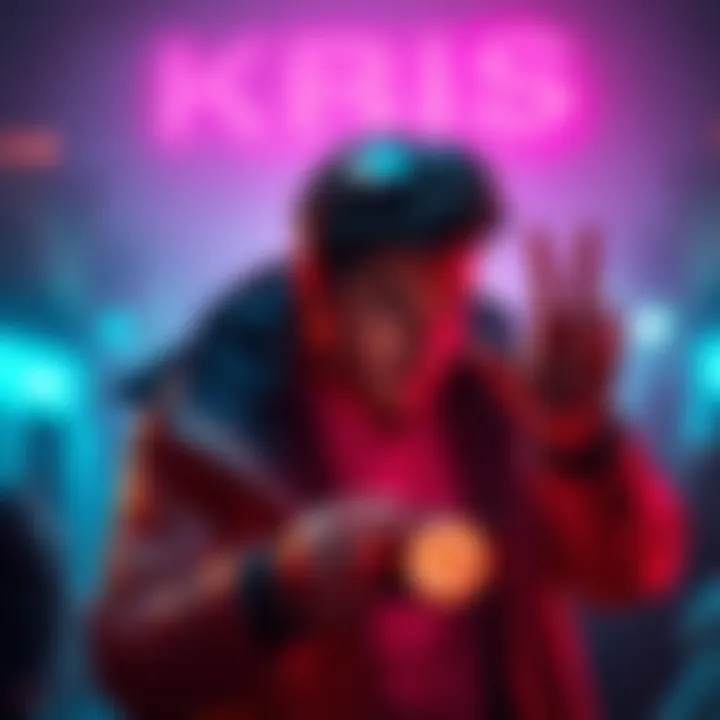 Kris sharing hints about a surprise project with fans, showing excitement and mystery.