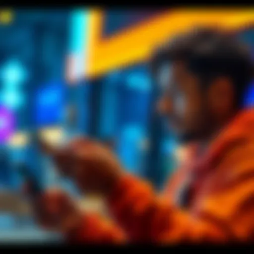 A person reading a notification about KYC changes on a smartphone while looking thoughtful, contemplating their migration options.