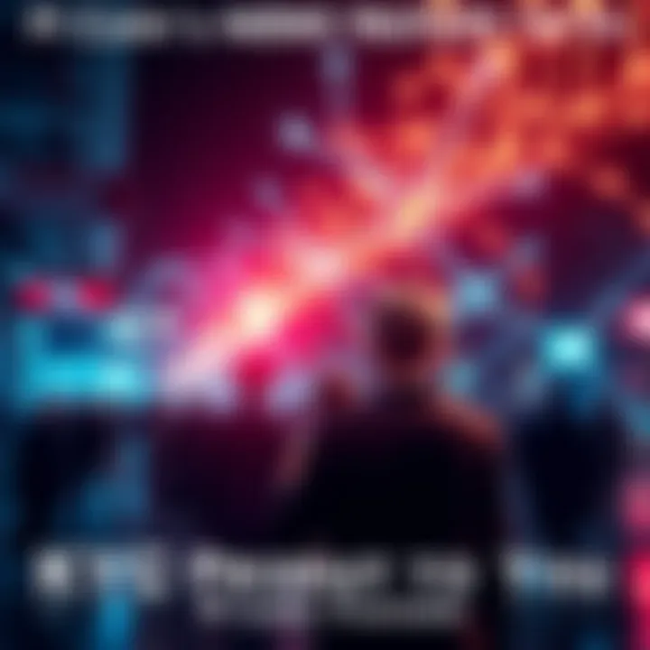 KYC Infrastructure Concept A digital representation showing a network of people engaged in identity verification, symbolizing the connection between individuals and the Pi coin model.