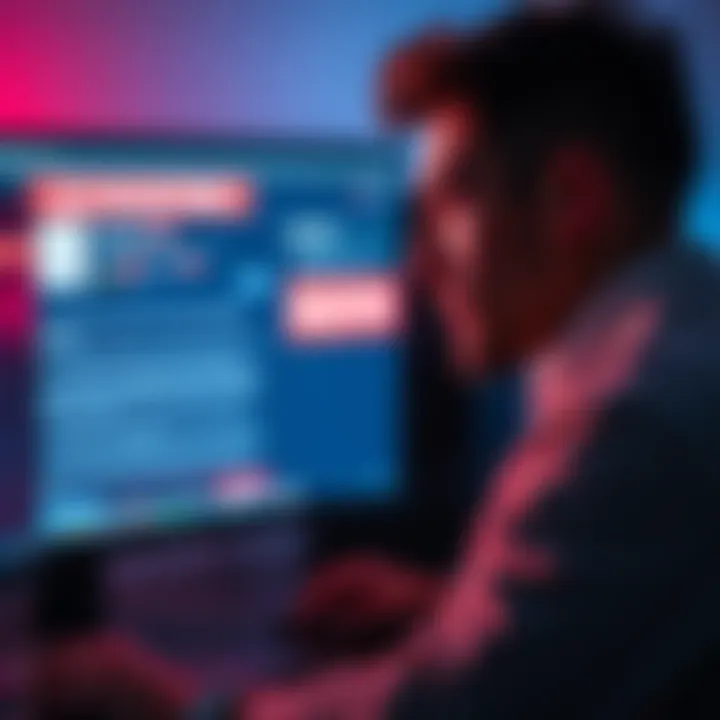 A person looking frustrated while checking their KYC verification status on a computer screen with rejection notice