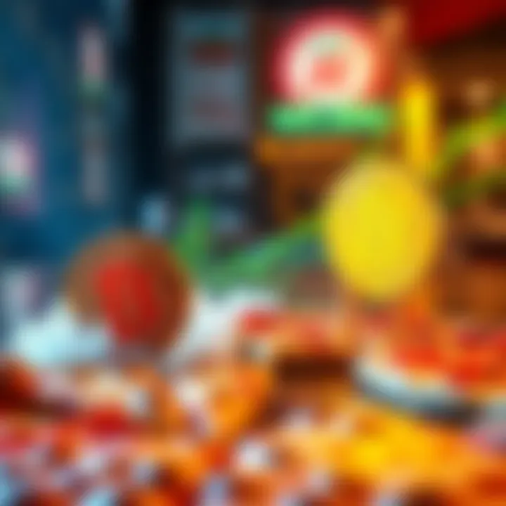 Graphic showing the value of Lazlo's 10,000 bitcoins in comparison to Papa John's market cap, featuring Bitcoin symbols and pizza imagery.