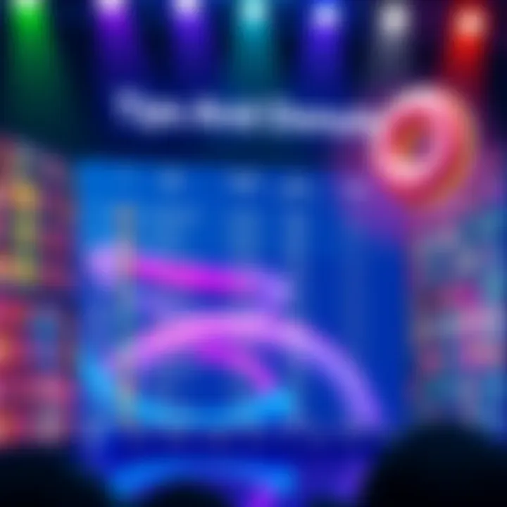 A colorful leaderboard displaying top performers who sent tips and donuts in Round 151, with statistics showing tips and total donuts sent.
