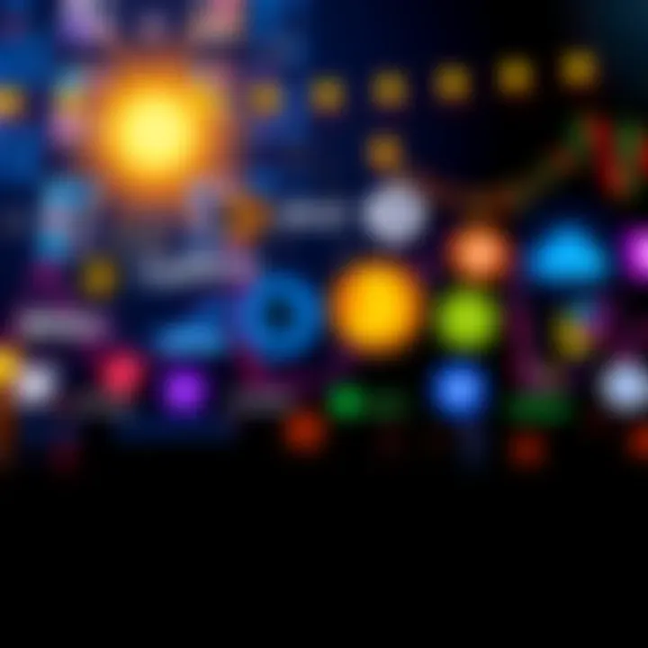 A vibrant graphic showing logos of top cryptocurrency companies arranged in a dynamic layout, representing their market leadership in 2026.