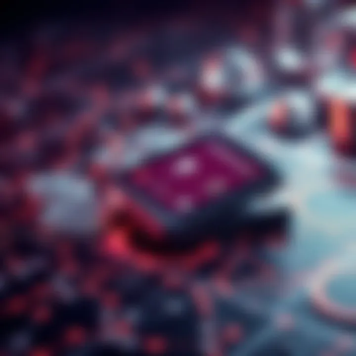A sleek Ledger wallet with digital assets interface displayed, symbolizing the secure migration process for SUI users.