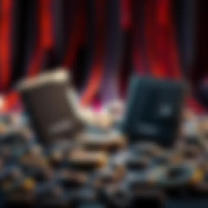 Comparison of Ledger and Trezor cryptocurrency wallets showing features and designs.