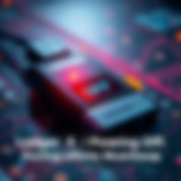 A close-up view of a Ledger X device turning off unexpectedly during a transaction on ThorSwap, reflecting user concern.