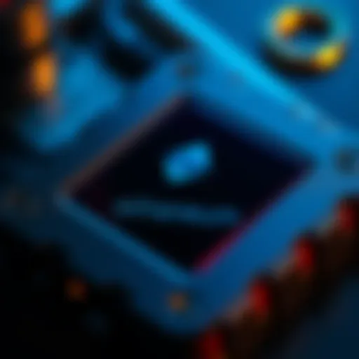 A close-up of a Ledger device displaying an alert about an Ethereum app vulnerability, highlighting the need for user caution.