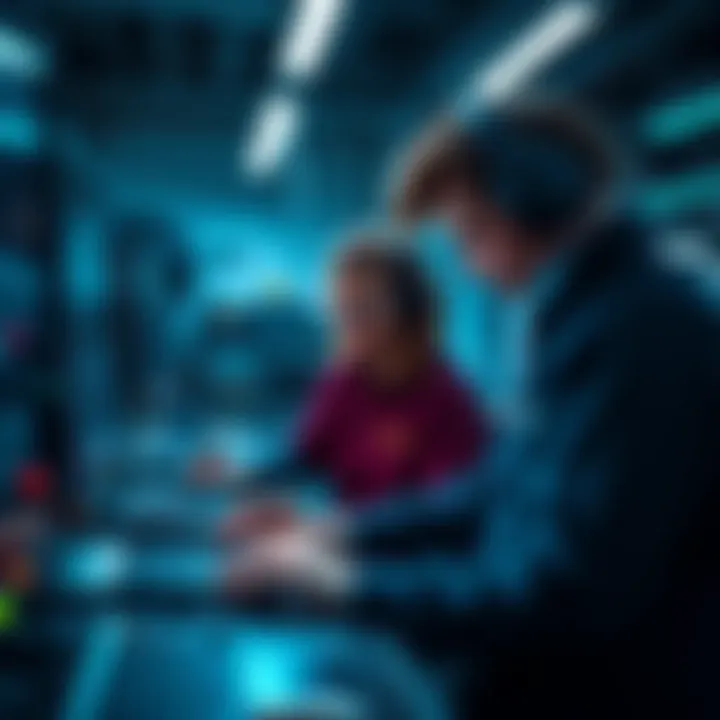 Team members of Ledger's Donjon lab testing hardware for security vulnerabilities