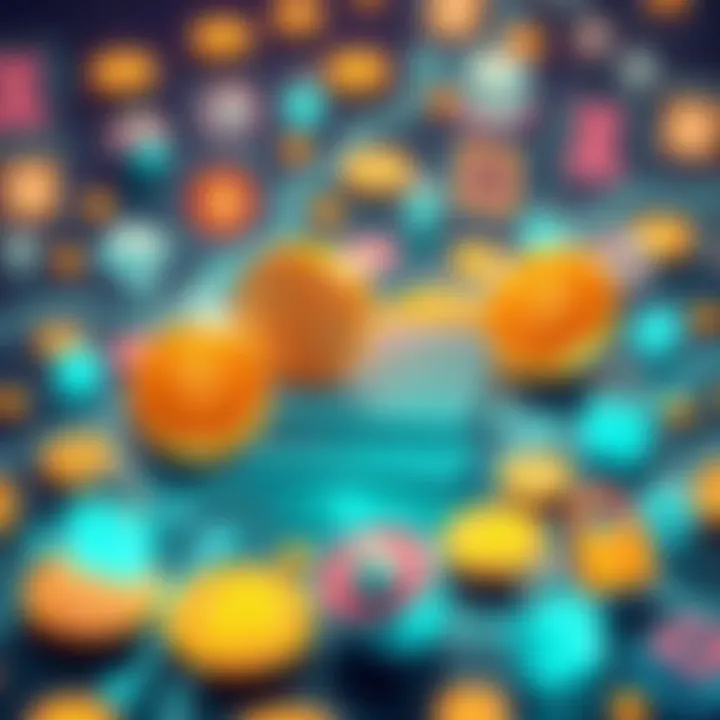 An illustration of a digital wallet surrounded by coins and security icons, symbolizing safe swapping practices on Ledger Live.