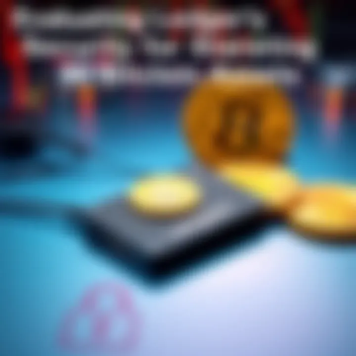 A Ledger Nano S Plus hardware wallet next to a Bitcoin symbol, showing a focus on cryptocurrency security.