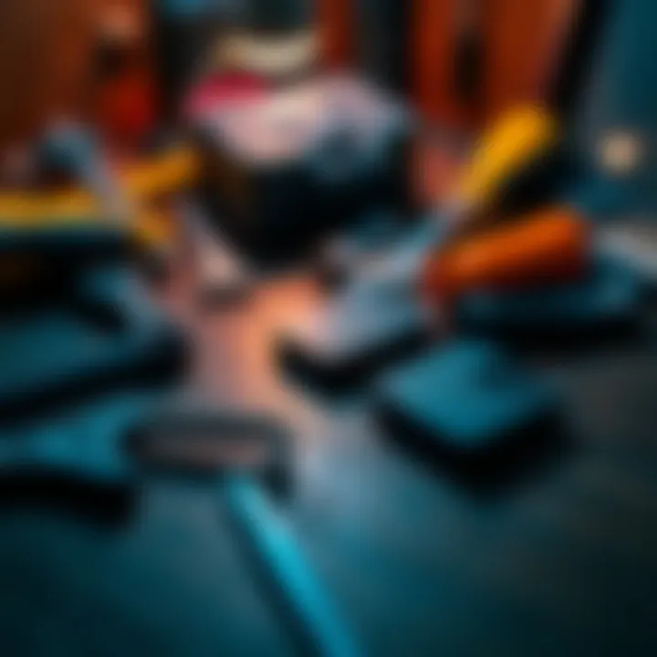 A dead Ledger Nano X lying on a wooden table with a toolbox nearby, indicating troubleshooting steps,
