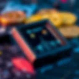 Ledger Nano X cold wallet with cryptocurrency A close-up of a Ledger Nano X cold wallet displaying a digital interface and cryptocurrency icons, highlighting its use for secure asset storage.