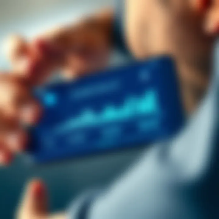 Ledger Wallet Display Issue A close-up of a digital wallet screen showing lower asset values than expected, with a frustrated person in the background