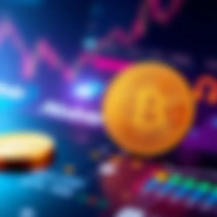 A graphic showing USDC coins and the Noble platform interface for lending, highlighting APY rates and security features.