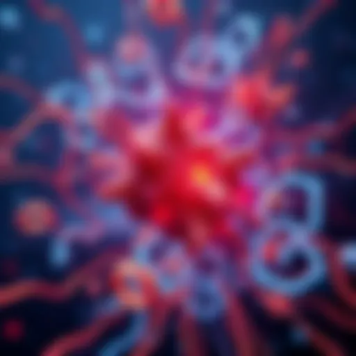 Visual representation of fragmented liquidity across multiple chains, depicting confused users and high fees for asset bridging.