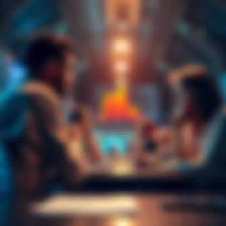 People discussing Litecoin trading strategies and market analysis in a digital forum setting