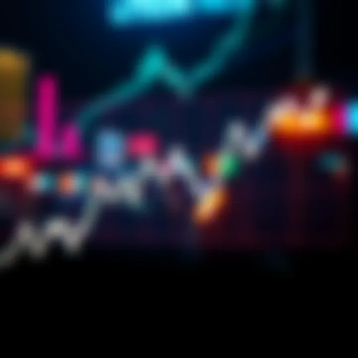 A line chart showing the recent drop in Litecoin prices to a two-year low.