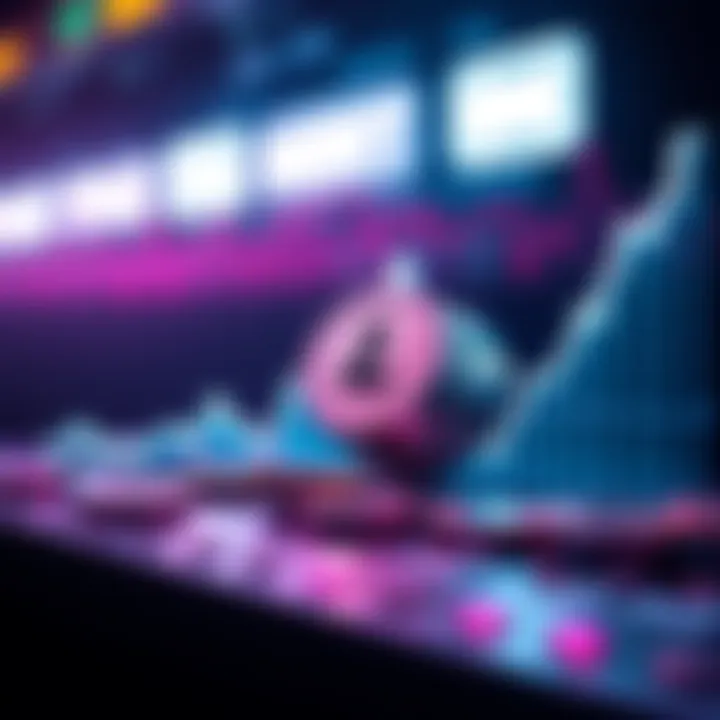 Litecoin SEC Filings Graphic showing Litecoin's SEC filings activity over the month with trend lines and cryptocurrency symbols