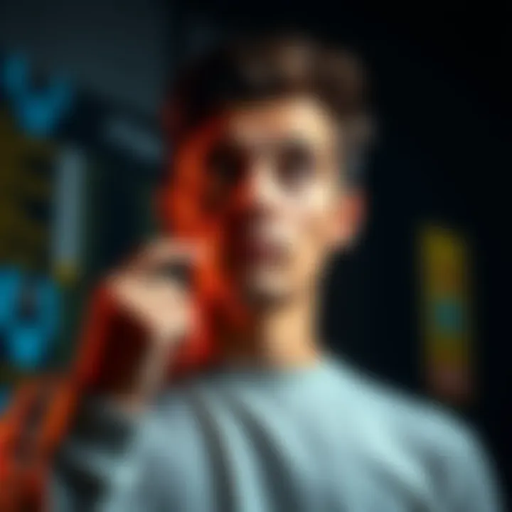 Individual weighing the decision to take a loan for investing in Bitcoin as a financial strategy